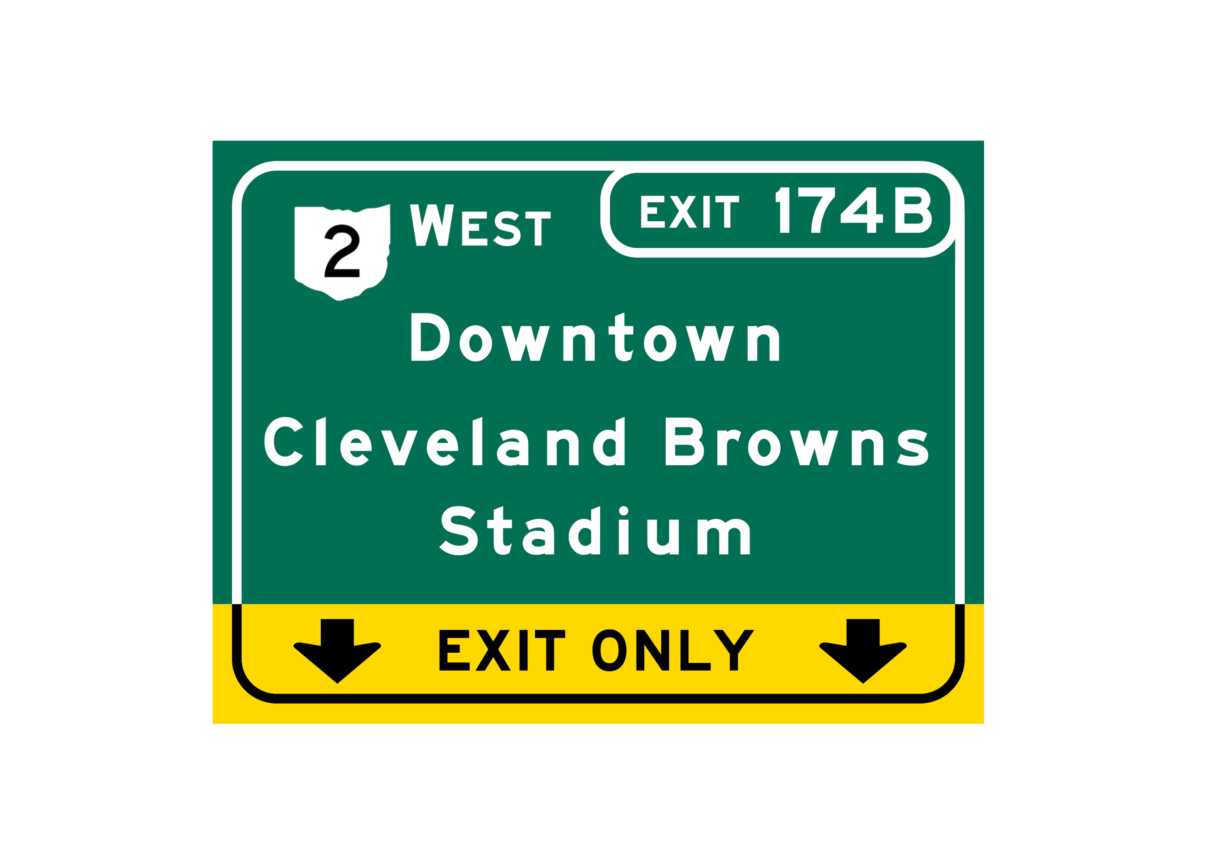 Cleveland Browns Stadium – Classic Stadium Metal Sign