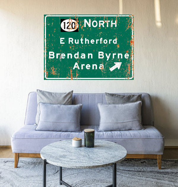 Brendan Byrne Arena – Classic Stadium Metal Sign