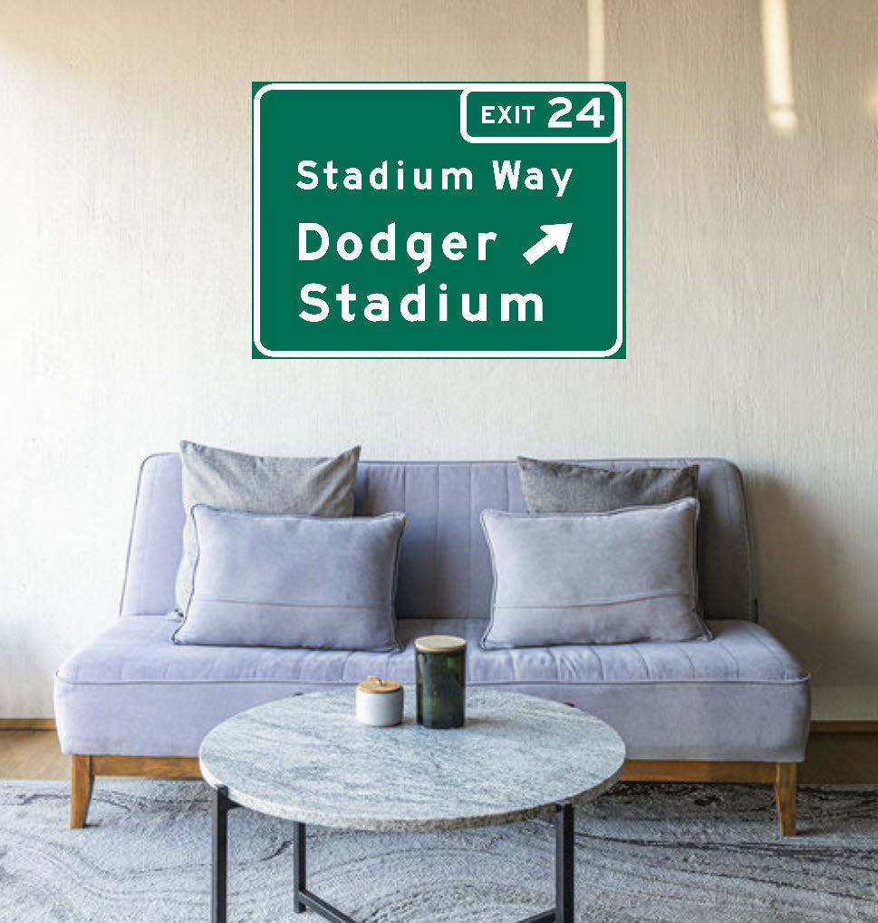 Dodger Stadium – Classic Stadium Metal Sign