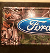 Ford Camo - License Plate Spark Plug Rack