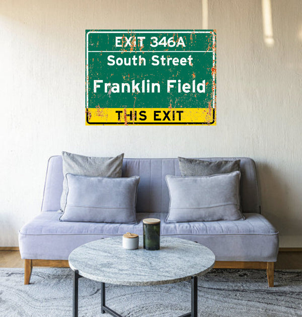 Franklin Field – Classic Stadium Metal Sign