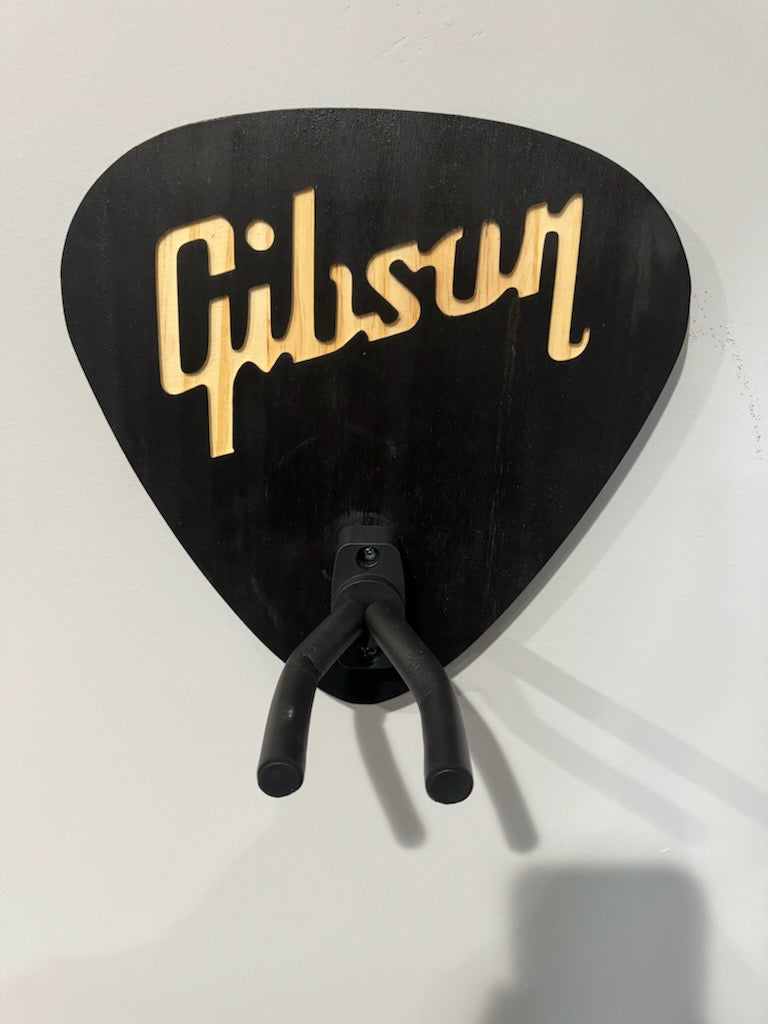 Guitar Pick – Wood Guitar Wall Mount