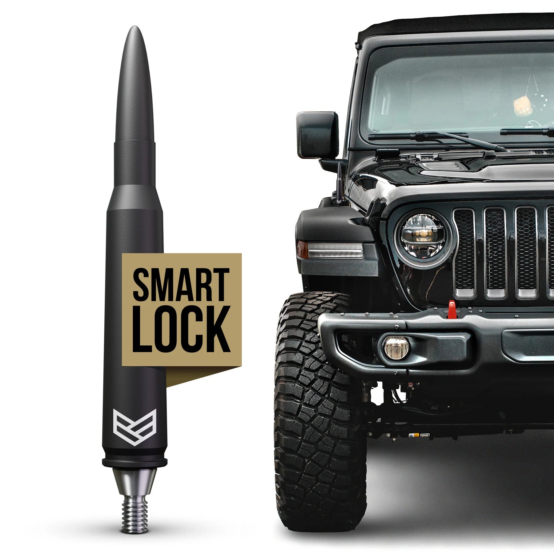 Jeep - 50 Caliber Bullet Antenna