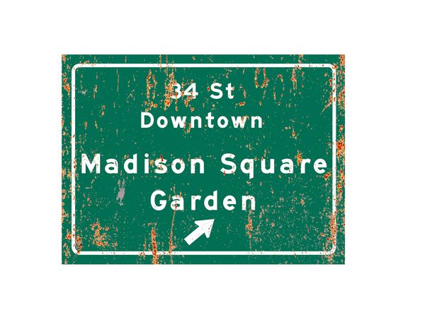 Madison Square Garden – Classic Stadium Metal Sign