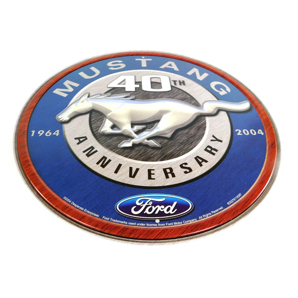 Ford Mustang 40th Anniversary - Tin Metal Sign