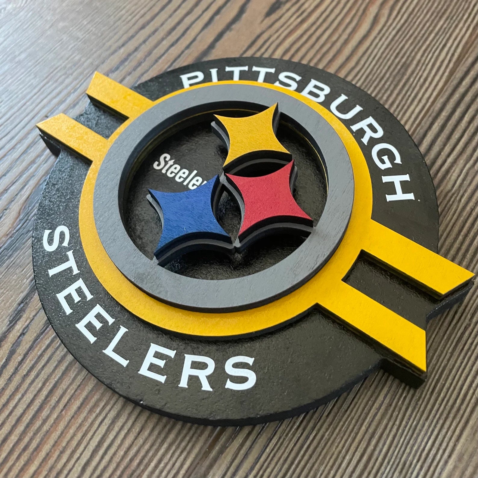 Pittsburgh Steelers - Layered Wood Sign