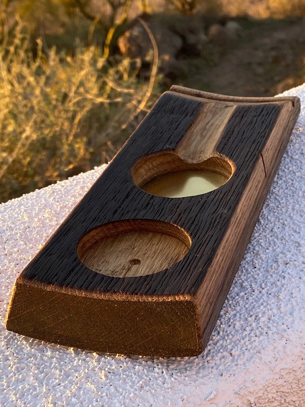 Barrel Stave Cigar Ashtray - With Glencairn Glass