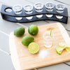 Tequila Flight Shot Glasses with Wood Layered Base - Set of 6